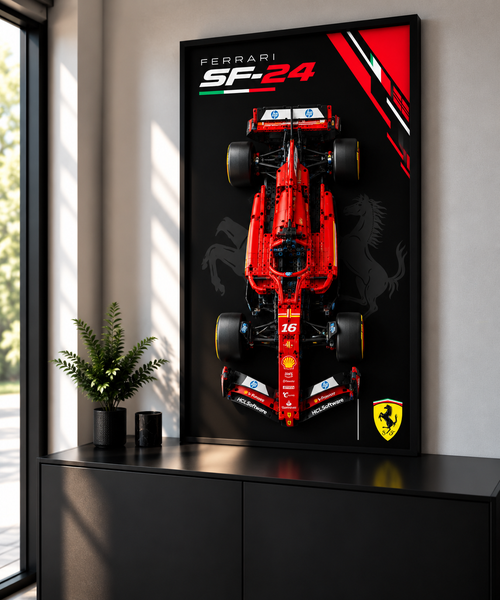 Ferrari F1 SF-24 — Cadre mural