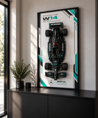 Mercedes-AMG F1 W14 — Cadre mural